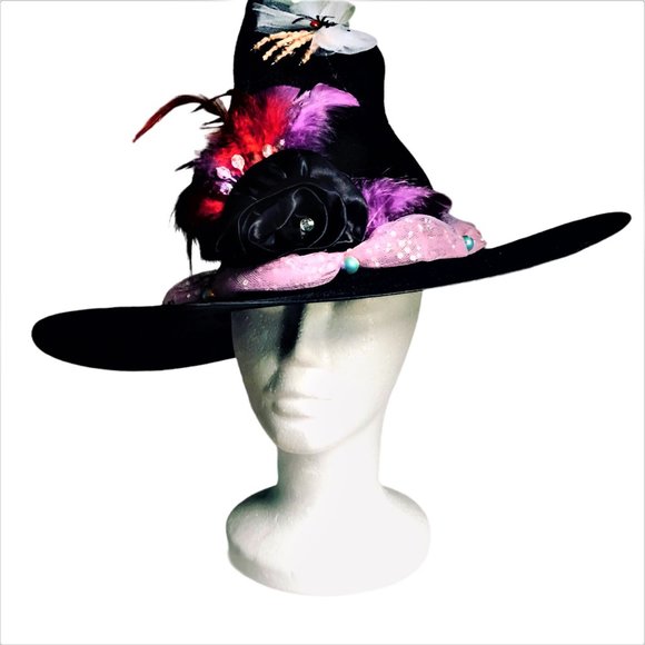 Whimsigot Witchy Hat Halloween Handcrafted New main image 4